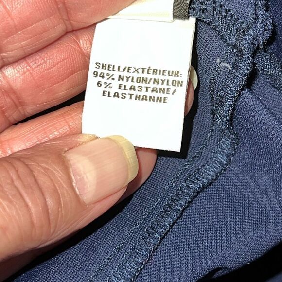 Dianne Von Furstenberg Jeannie Navy V Neck Dress Womens Size 6 - Picture 11 of 11